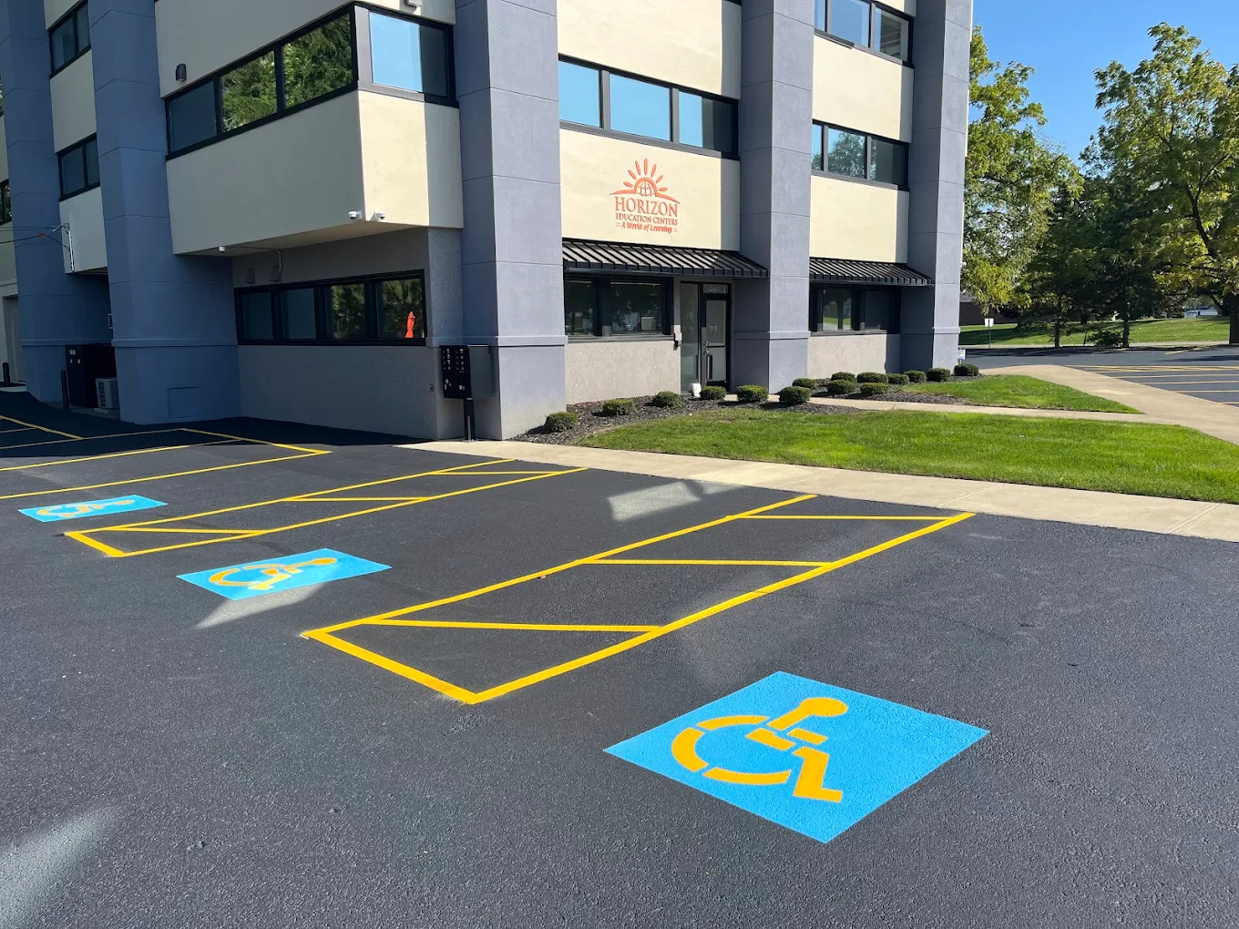 ADA-Compliant Line Striping project photo