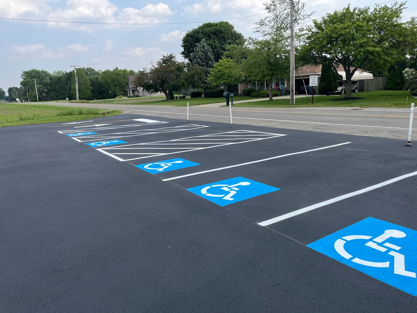 ADA-Compliant Line Striping project photo